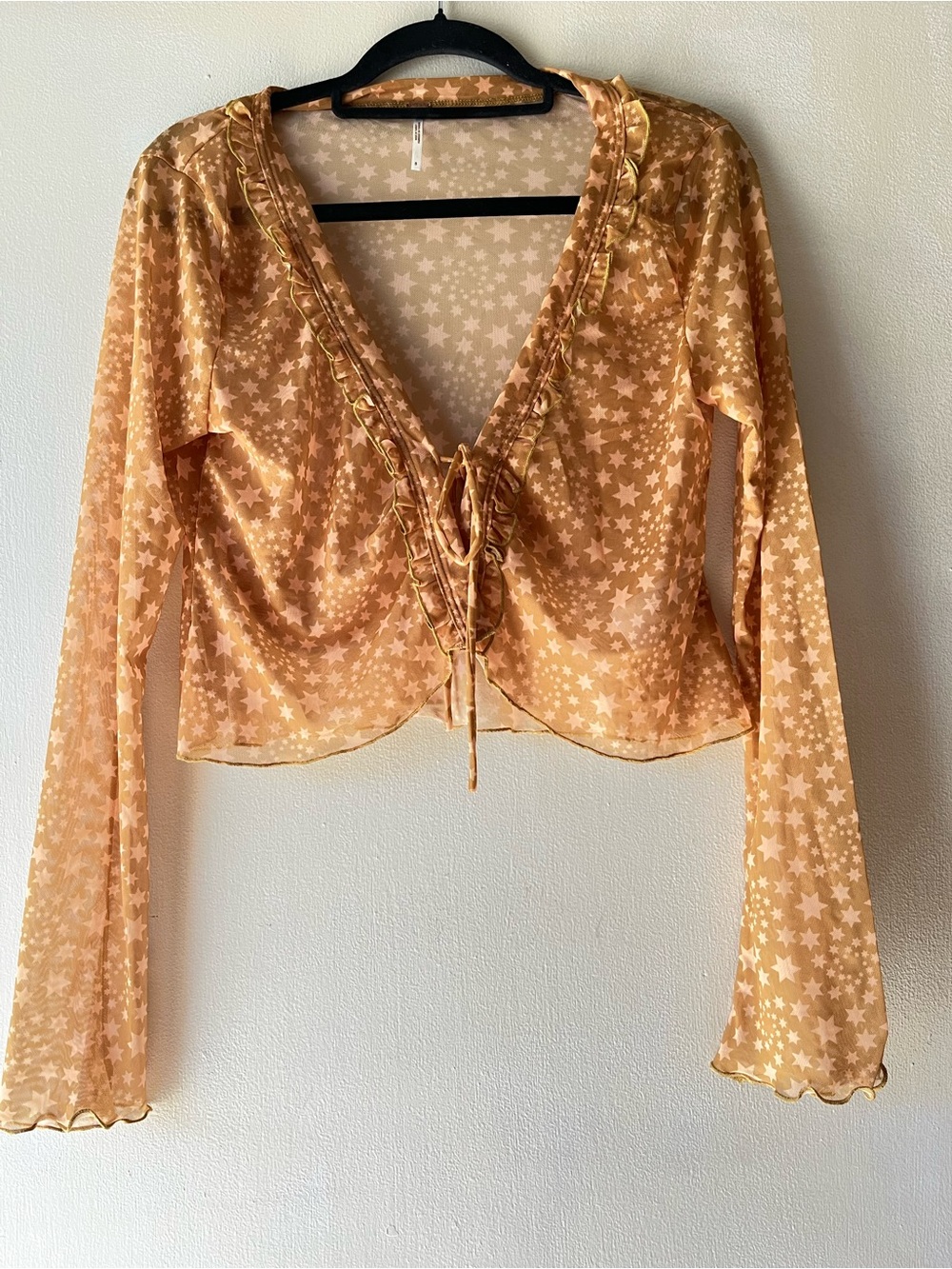 Free People Top with Star Print 
Size Small
